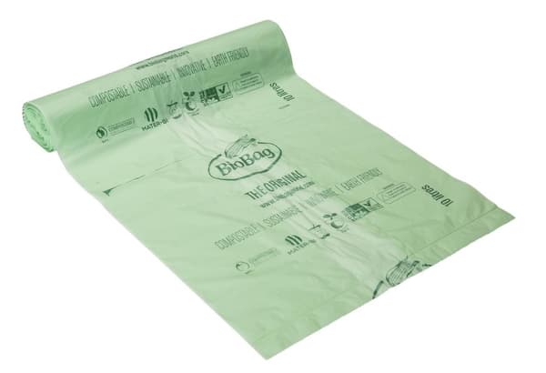 Papperskorgspåse BIOBAG 10L 20my 25/rl 20st