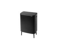 Papperskorg BRABANTIA Bo Touch 2x30L sv