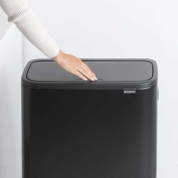 Papperskorg BRABANTIA Bo Touch 2x30L sv