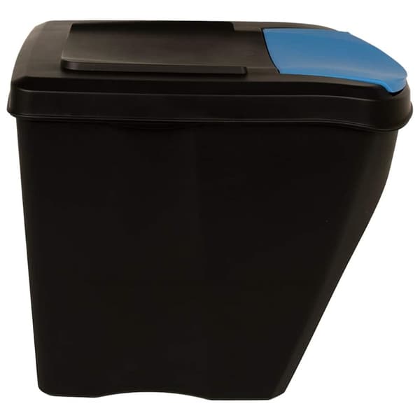 vidaXL Pinottavat roskakorit 4 kpl antrasiitti 100 l