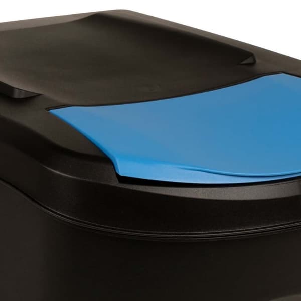 vidaXL Pinottavat roskakorit 4 kpl antrasiitti 100 l
