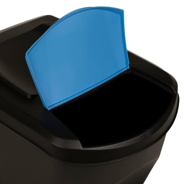vidaXL Pinottavat roskakorit 4 kpl antrasiitti 100 l
