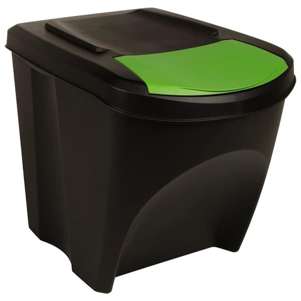 vidaXL Pinottavat roskakorit 4 kpl antrasiitti 100 l