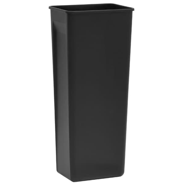 vidaXL Søppelkasse pedal anti-fingeravtrykk 30L svart rustfritt stål
