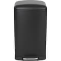 Miniatyrbild 1 av 4: KITCHEN MOVE Kitchen Pedal Bin - Matt svart stål - 40L GREENWICH