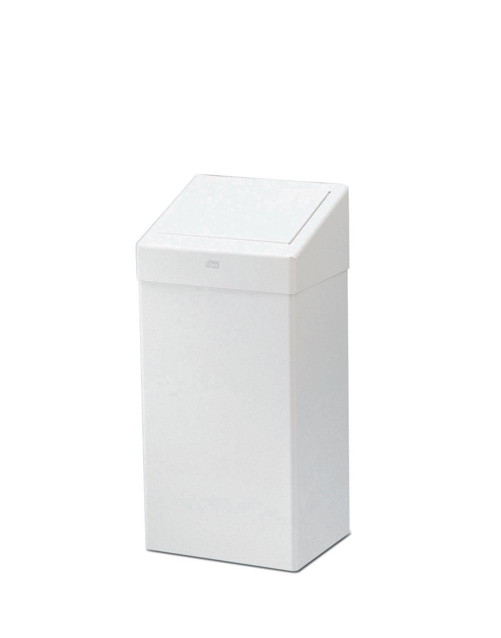 Papperskorg TORK vit 50L