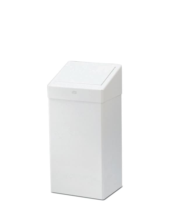 Papperskorg TORK vit 50L