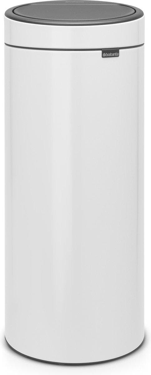 Brabantia Touch Bin Ny, vit, 30 L