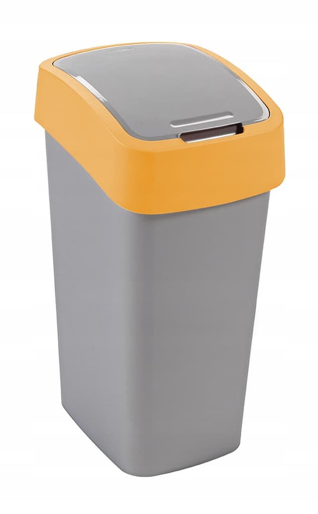 CURVER - Flip Bin 50L GUL papperskorg