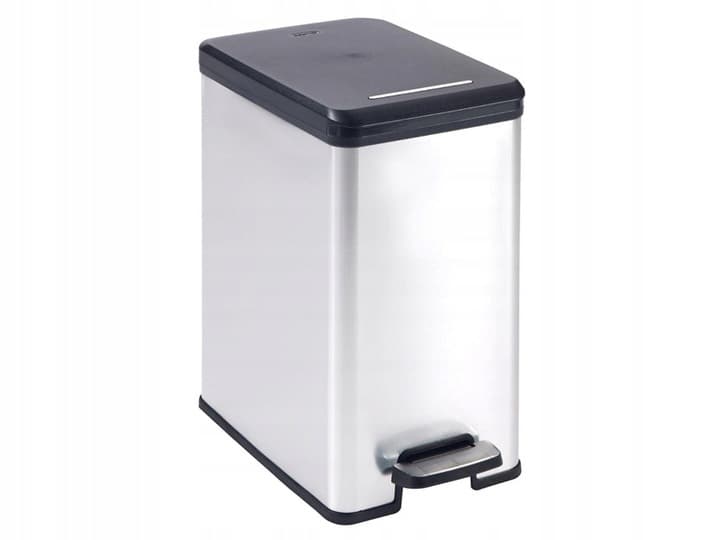 CURVER 25L Silver papperskorg