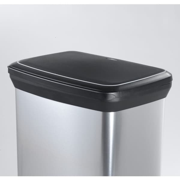 Curver pedalspand Deco 50 l sølvfarvet