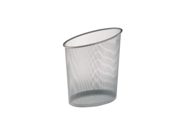 Papperskorg ALBA 20L silver