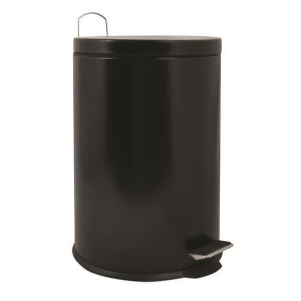 MSV Pedal Bin Stål 20L Svart