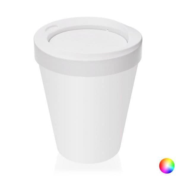 Papperskorg av polypropen (25 x 33 x 25 cm) (9 l) - färg: vit