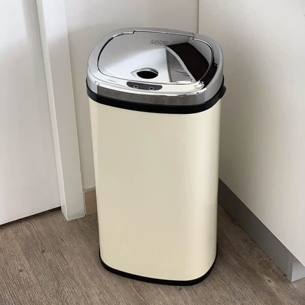 KÖKSFLYTTNING Largo Automatisk kökskärl - 42 L - 32x25x64 cm - Kräm - Rostfritt stål