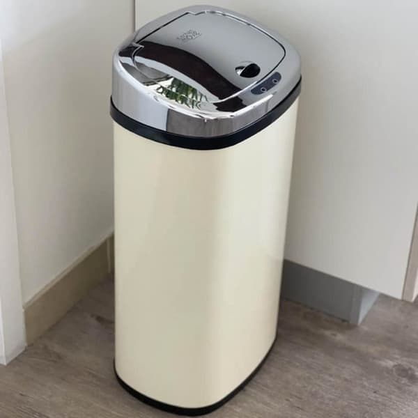 KÖKSFLYTTNING Largo Automatisk kökskärl - 42 L - 32x25x64 cm - Kräm - Rostfritt stål