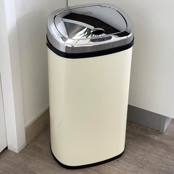 KÖKSFLYTTNING Largo Automatisk kökskärl - 42 L - 32x25x64 cm - Kräm - Rostfritt stål