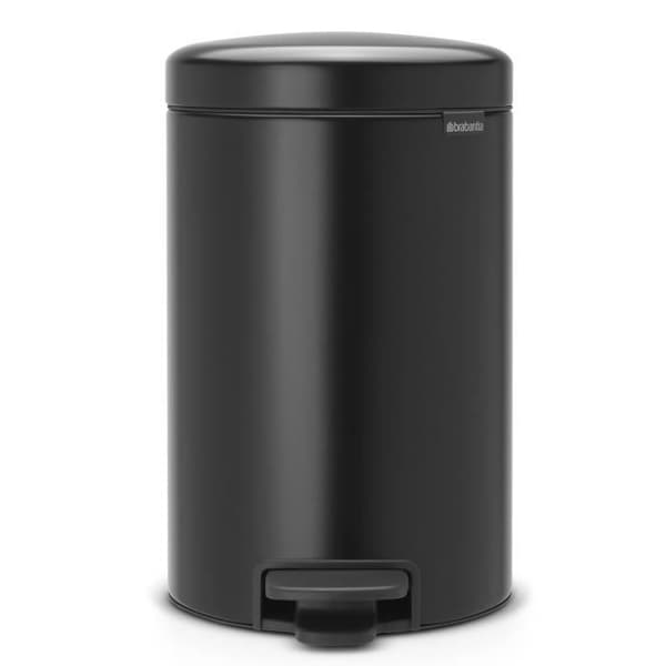 BRABANTIA NewIcon Pedalbehållare - 12L - Matt svart