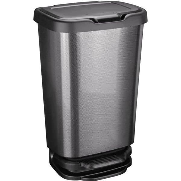 MHOME JIVE Pedal Bin - 40 L - Koleffekt - Mörkgrå