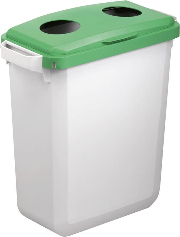Lock DURABIN med gångjärn 60L grön