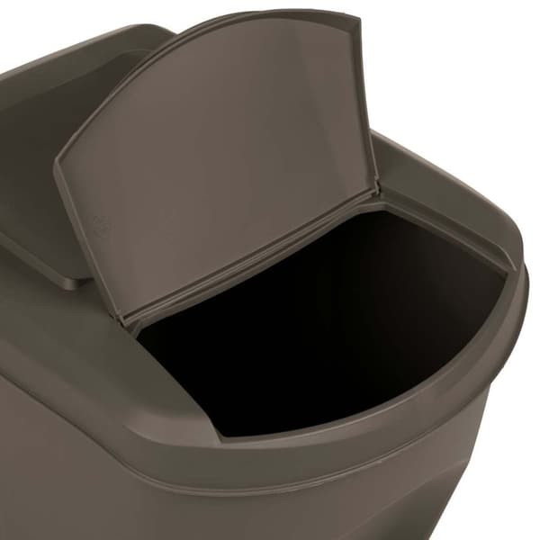 vidaXL stabelbare affaldsspande 3 stk. 75 l polypropylen grå