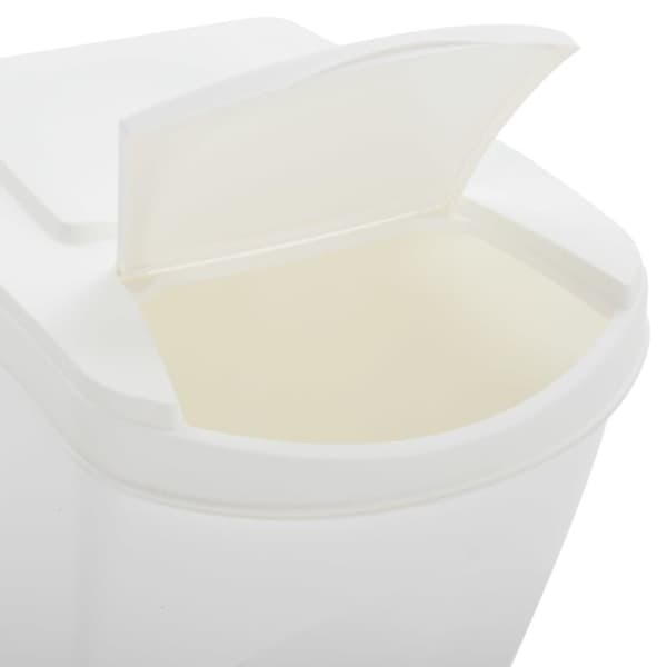 vidaXL stabelbare affaldsspande 4 stk. 100 l polypropylen hvid