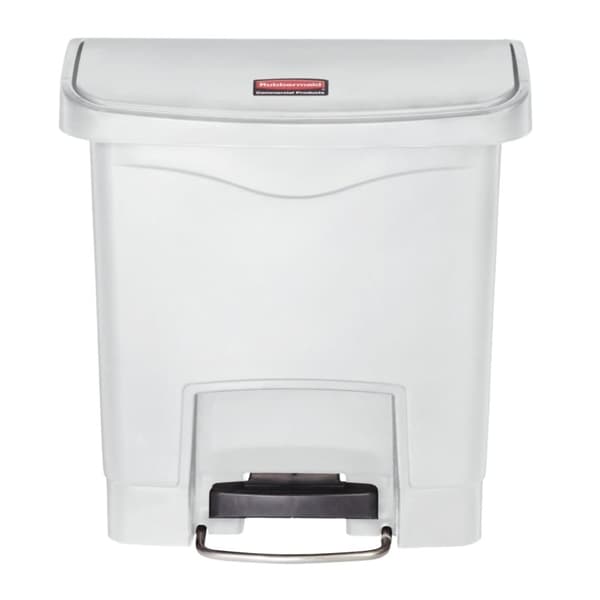 Rubbermaid Pedalhink Slim Jim 15 L vit