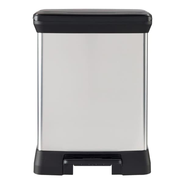 Curver Pedalhink Deco rektangulär 30L silver