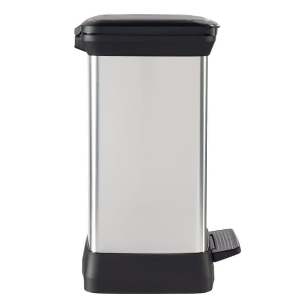 Curver Pedalhink Deco rektangulär 30L silver