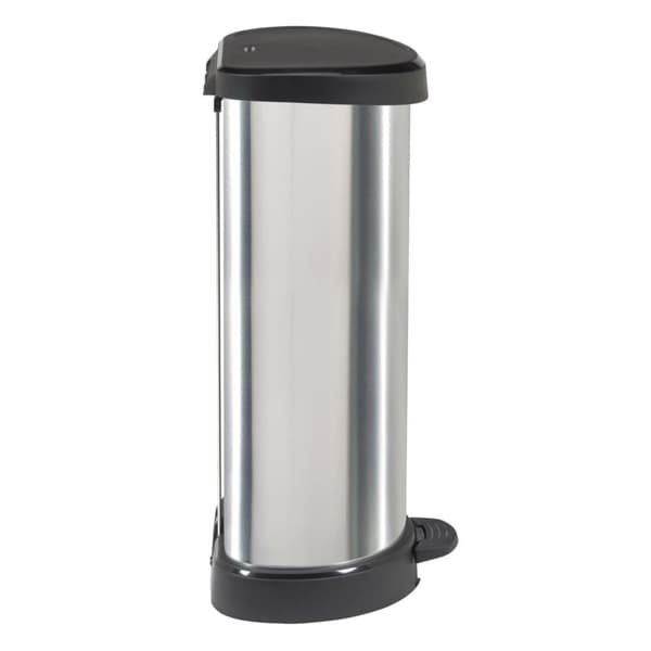 Curver Pedalhink Deco D-formad 40L silver