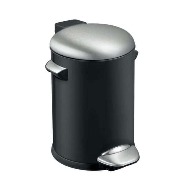 Vepa Bins Belle Deluxe Pedal Bin 3L Svart/Silver