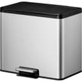 Miniatyrbillede 1 af 5: EKO Essential Genbrugspedalspand 2x15L Mat rustfrit stål