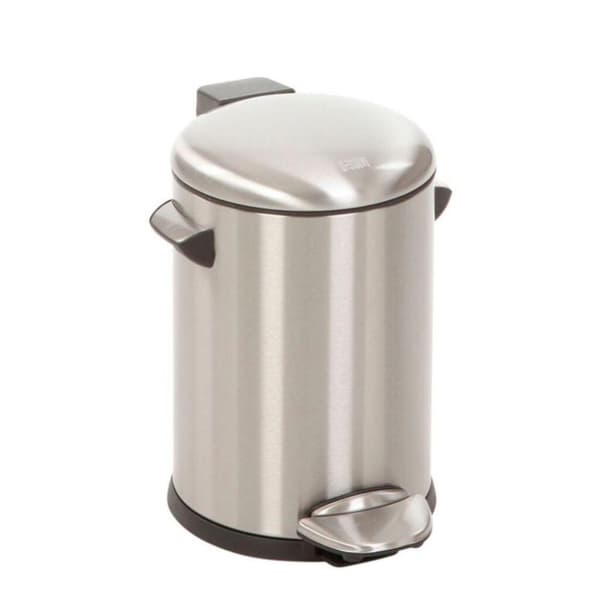 EKO Vepa Bins Belle Deluxe Pedal Bin 3L Matt Rostfritt Stål
