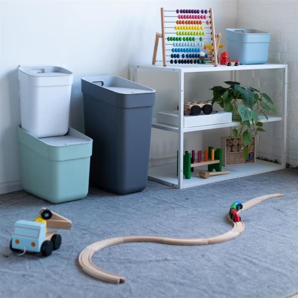 Curver Keräilyvalmis roskakori 30L Sininen/vaaleanharmaa