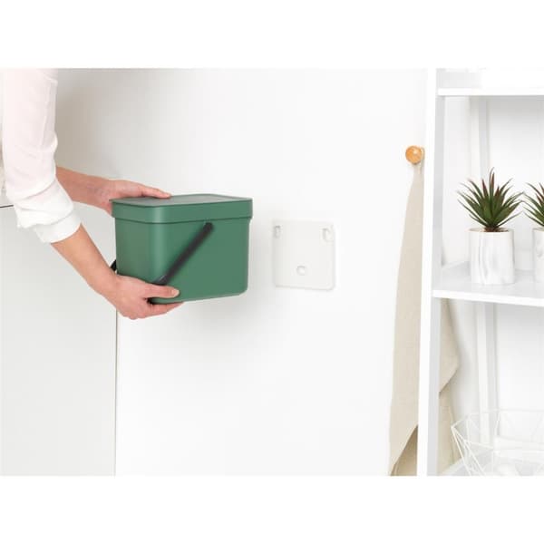 Brabantia Sort &amp; Go Waste Bin 6L Gran Green