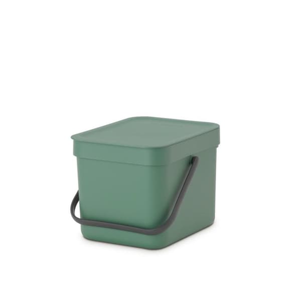 Brabantia Sort &amp; Go Waste Bin 6L Gran Green
