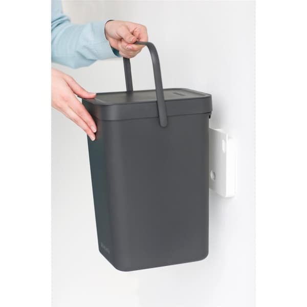 Brabantia Sort and Go Affaldsspand 12L Grå