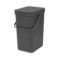 Miniatyrbillede 2 af 5: Brabantia Sort and Go Affaldsspand 12L Grå