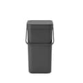 Miniatyrbillede 1 af 5: Brabantia Sort and Go Affaldsspand 12L Grå