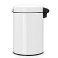 Miniatyrbild 2 av 3: Brabantia Newicon Pedal Bin 3L Vit