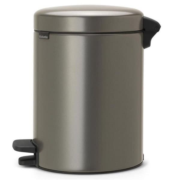 Brabantia NewIcon Pedal Bin 5L Platinum