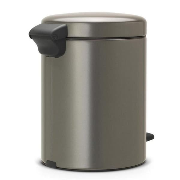 Brabantia NewIcon Pedal Bin 5L Platinum