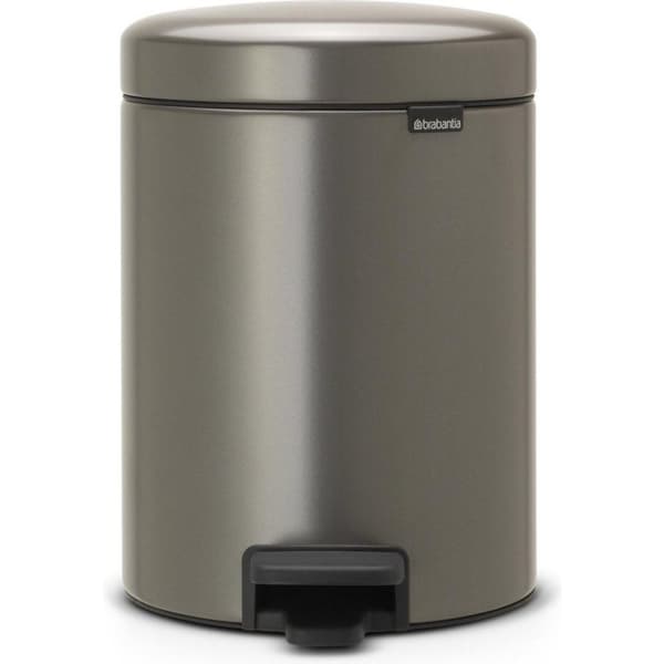 Brabantia NewIcon Pedal Bin 5L Platinum