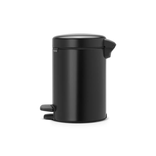 Brabantia NewIcon Pedal Bin 3L Matt Svart