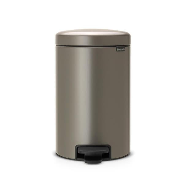 Brabantia NewIcon Pedal Bin 12L Platinum