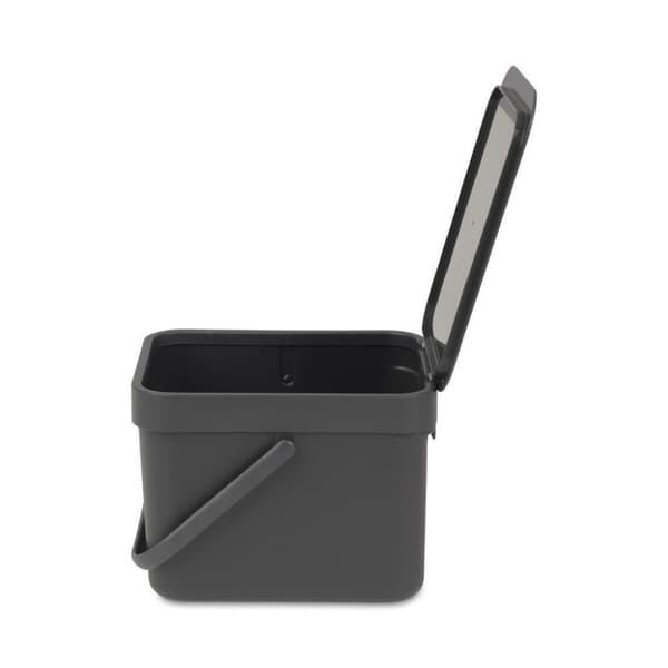 Brabantia Sort and Go Affaldsspand 6L Grå