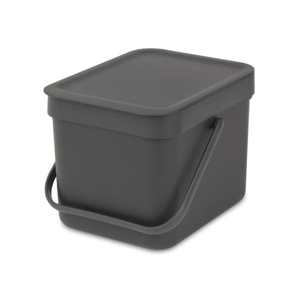 Brabantia Sort and Go Affaldsspand 6L Grå