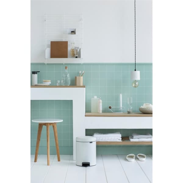 Brabantia Newicon Pedal Bin 5L Vit