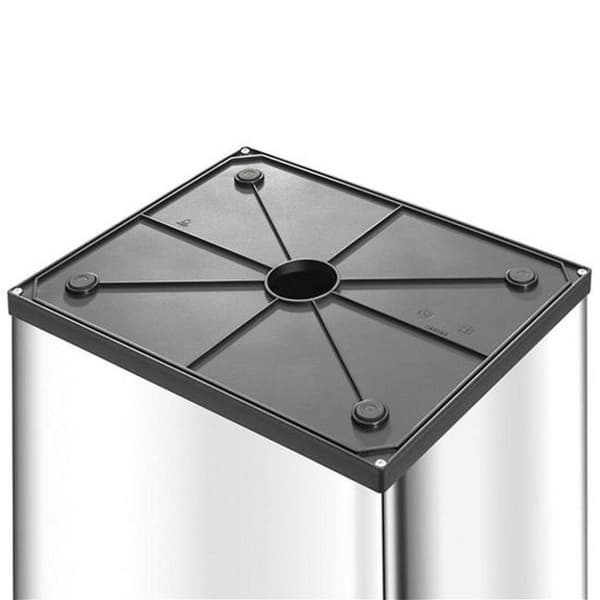 Hailo 0840-111 Big-Box Swing L Roskakori 35L ruostumaton teräs/musta