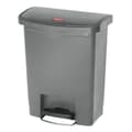 Miniatyrbillede 3 af 3: Rubbermaid pedalspand Slim Jim 30 l grå